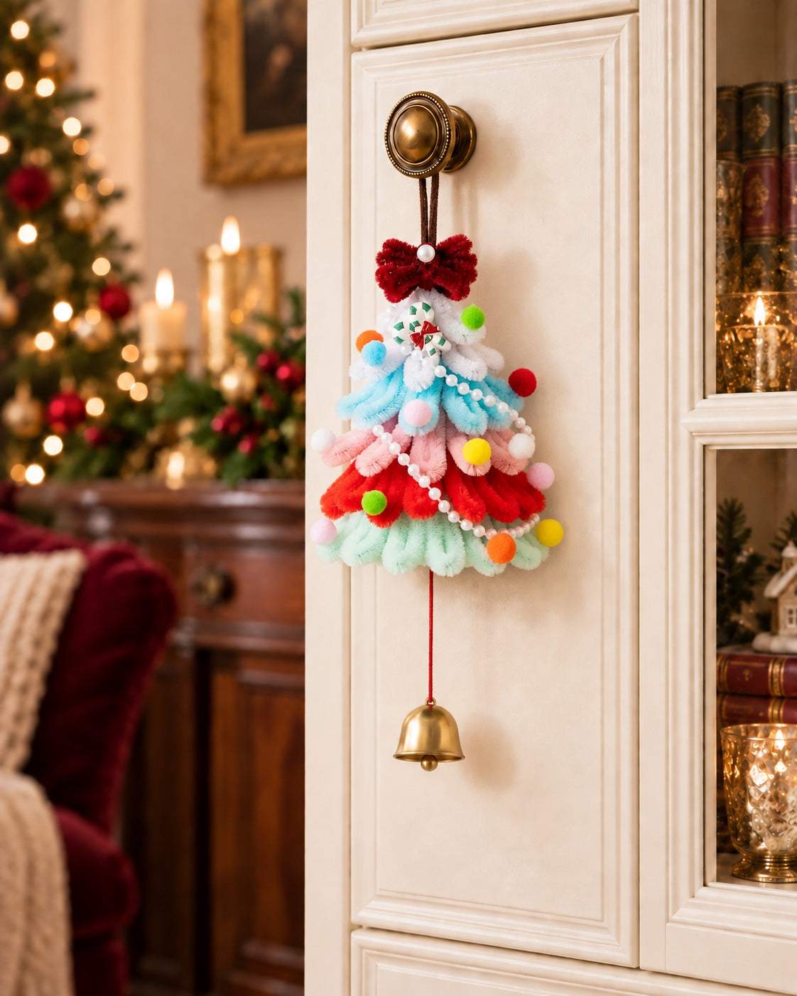 DIY Pipe Cleaner Christmas Tree Car Ornament Kit