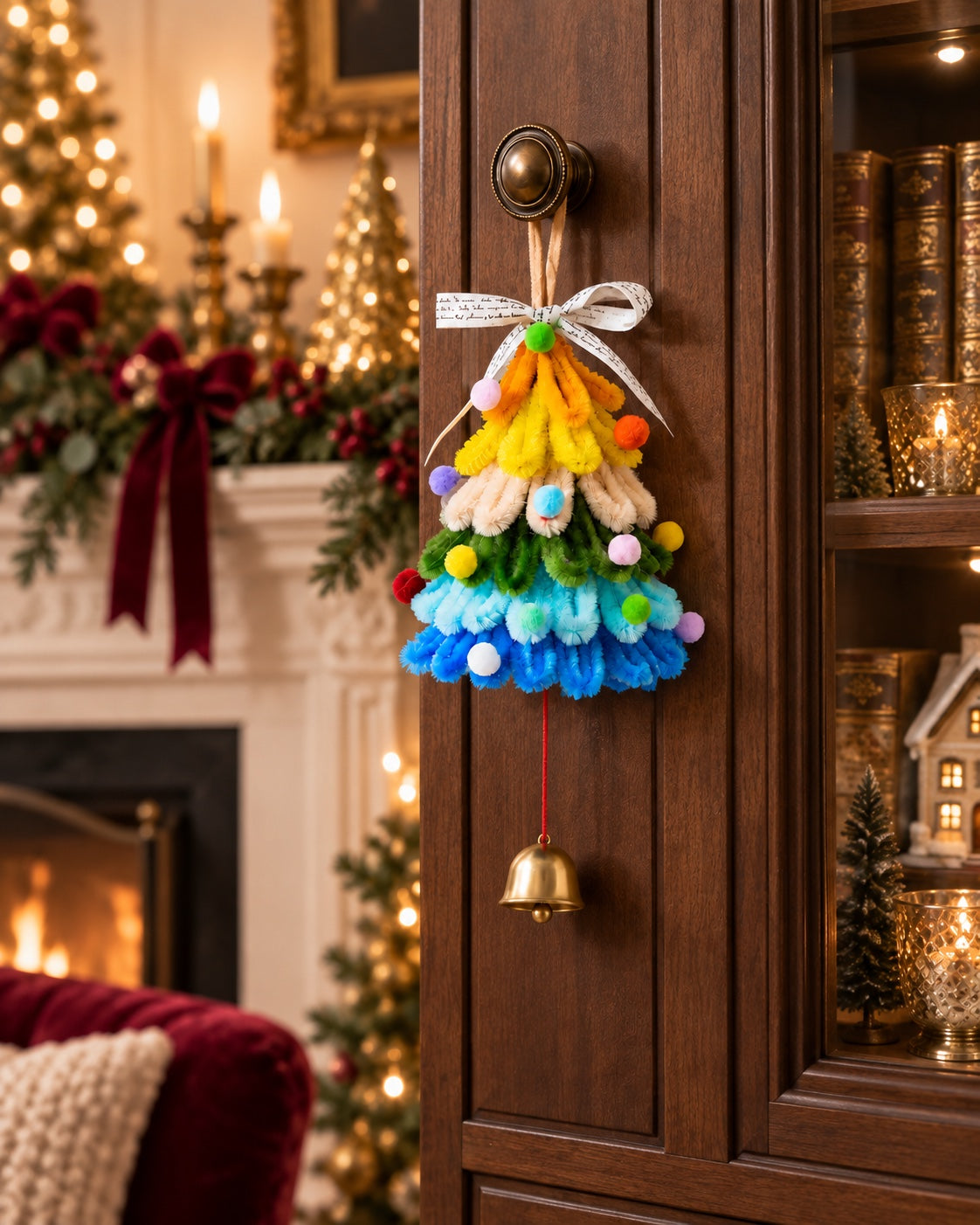 DIY Pipe Cleaner Christmas Tree Car Ornament Kit