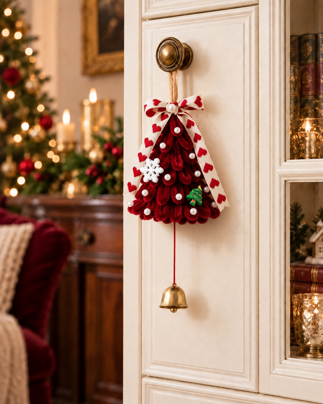 DIY Pipe Cleaner Christmas Tree Car Ornament Kit