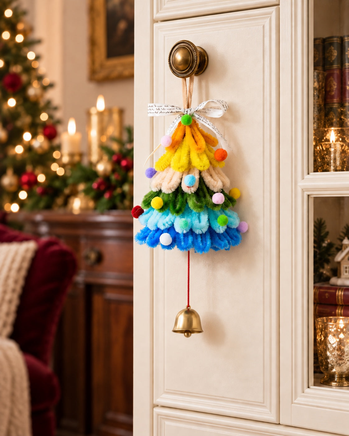 DIY Pipe Cleaner Christmas Tree Car Ornament Kit