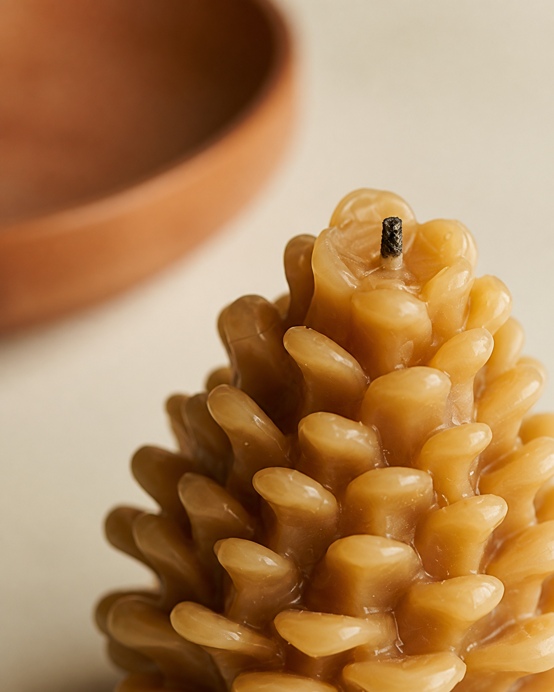 Pinecone Candle